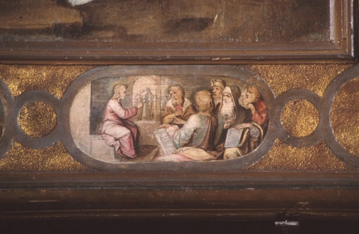   8-Orsola Caccia-Cornice con Misteri del Rosario 